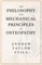 The Philosophy and Mechanical Principles of Osteopathy