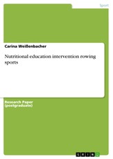 Nutritional education intervention rowing sports