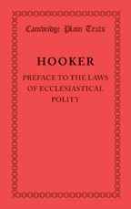 Preface to the Laws of Ecclesiastical Polity