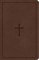 CSB Large Print Personal Size Reference Bible, Brown Leathertouch