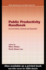 Public Productivity Handbook