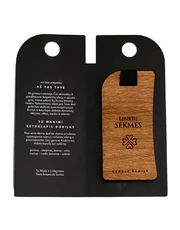 Ąžuolo lukšto pakabinamas automobilio gaiviklis „Linkiu sėkmės“