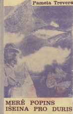 Merė Popins išeina pro duris