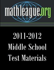 Middle School Test Materials 2011-2012