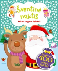 Šventinė naktis. Veiklos knyga su lipdukais