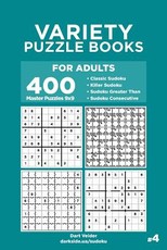 Variety Puzzle Books for Adults - 400 Master Puzzles 9x9