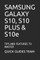 SAMSUNG GALAXY S10, S10 PLUS & S10e