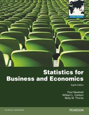 Statistics for Business and Economics: Global Edition