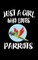 Just A Girl Who Loves Parrots