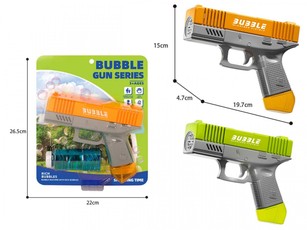 Burbulų pistoletas su skysčiu