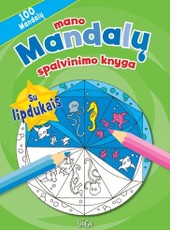 Mano mandalų spalvinimo knyga su lipdukais