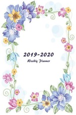 2019-2020 Weekly Planner: Two Year Planner 6 X 9 with To-Do List (Floral Cover Volume 1)