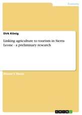 Linking agriculture to tourism in Sierra Leone - a preliminary research