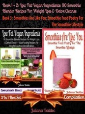 Best Low Fat Vegan Ingredients: 90 Smoothie Blender Recipes For Weight Loss & Detox Cleanse