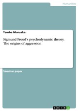 Sigmund Freud's psychodynamic theory. The origins of aggression