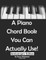 A Piano Chord Book You Can Actually Use!