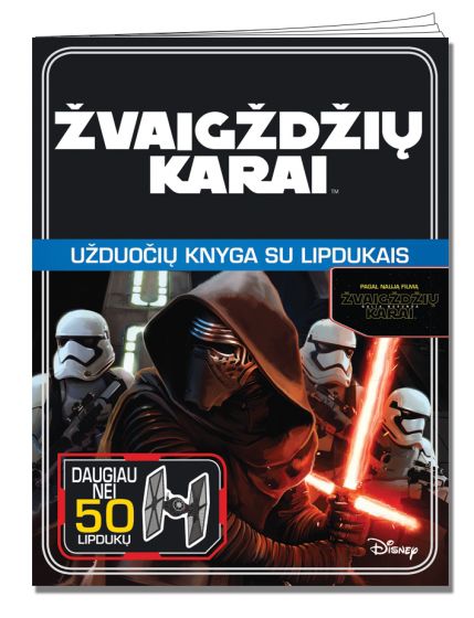 Žvaigždžių karai. Užduočių knyga su lipdukais