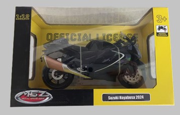 MSZ Motociklas modelis Suzuki Hayabusa 2024, skalė 1:12