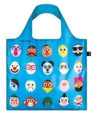 LOQI pirkinių krepšys „Faces Bag“