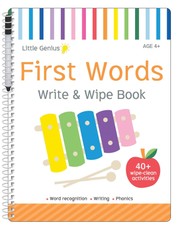 First Words: Write & Wipe Activity Book