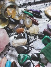 Crystals & Gemstones Bohemian Sheet Music Paper