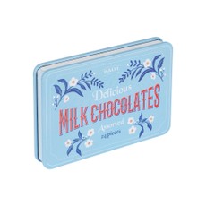 Užrašinė „Sweets Milk Chocolates“, mėlyna, metalinė