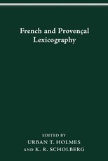 French and ProvenÃ§al Lexicography