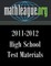 High School Test Materials 2011-2012