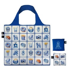 LOQI pirkinių krepšys „DELFT Funky Recycled Bag“