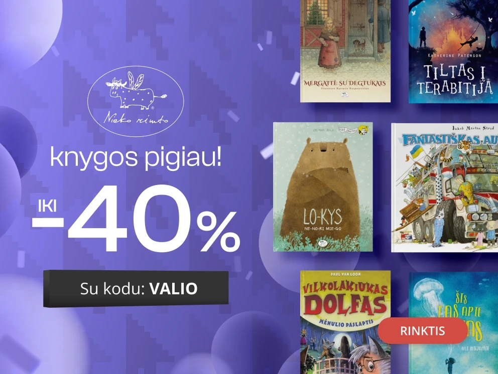 LEIDYKLOS NIEKO RIMTO KNYGOS - extra nuolaidos iki -40%!