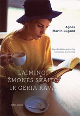 Laimingi žmonės skaito ir geria kavą