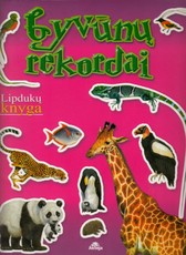 Gyvūnų rekordai. Lipdukų knyga