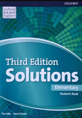 Solutions Elementary Students Book (vadovėlis, 3rd edition)