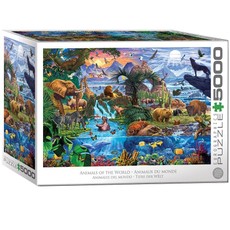 Dėlionė „Pasaulio gyvūnai“, Steve Crisp. 5000 detalių Dėlionė „Pasaulio gyvūnai“, Steve Crisp. 5000 detalių