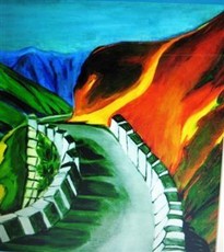 Paintings Of Travels To Bhutan