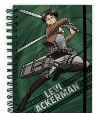 Užrašinė „Attack on Titan“, A5, spiralinė