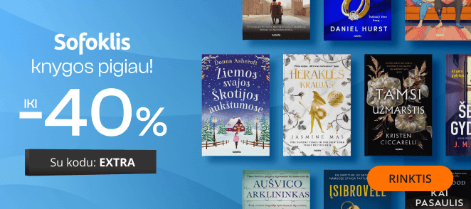 Leidyklos SOFOKLIS knygoms iki -40% extra nuolaidos!
