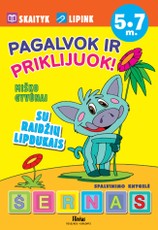 Pagalvok ir priklijuok. Miško gyvūnai