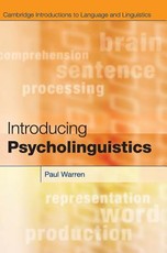 Introducing Psycholinguistics. by Paul Warren