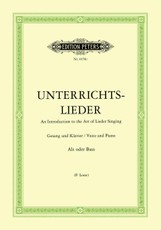 Album of 60 Lieder from Bach to Reger, 'Unterrichts-Lieder'