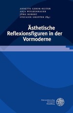 Reflexionsfiguren der Künste in der Vormoderne