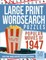 Large Print Wordsearches Puzzles Popular Movies of 1947