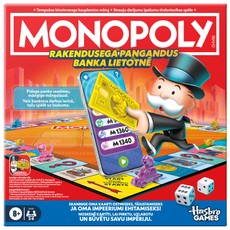 MONOPOLY Žaidimas „Monopolis: mobilioji bankininkystė“, estų/latvių k.