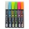 Kreidiniai markeriai Marvy „NEON Chalk Marker“, neoniniai, 6 vnt.