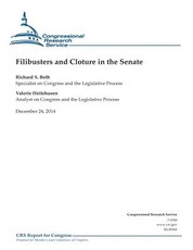 Filibusters and Cloture in the Senate