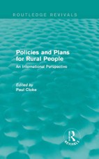 Policies and Plans for Rural People (Routledge Revivals)