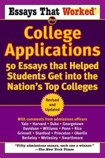 Essays that Worked for College Applications