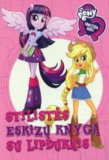 Stilistės eskizų knyga. Su lipdukais