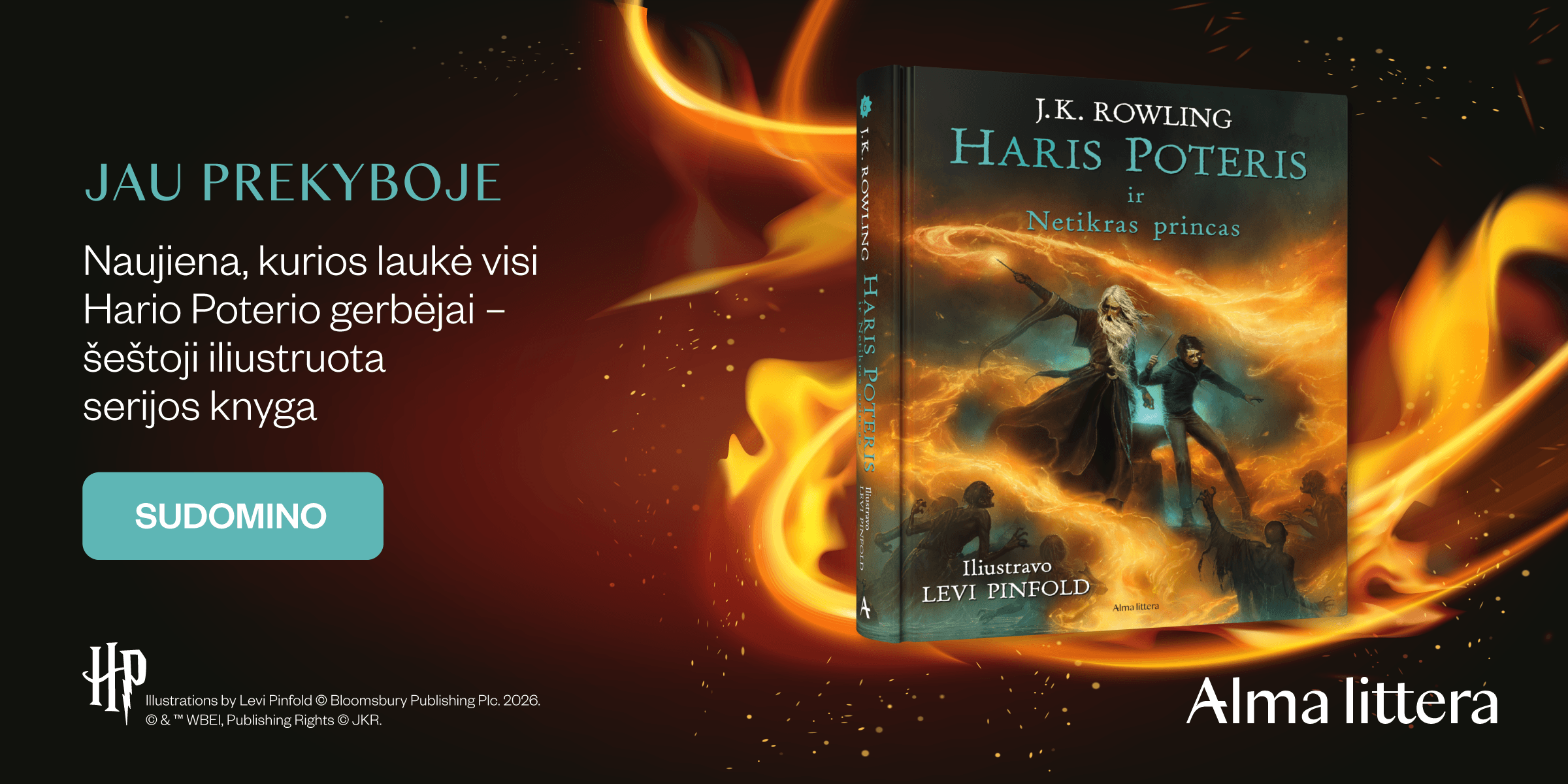 Haris Poteris ir netikras princas 6. Iliustruotas leidimas