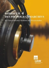 Jahrbuch des Phonogrammarchivs  der Österreichischen Akademie der Wissenschaften 4